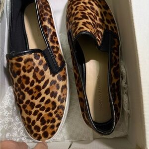 Banana Republic Animal Print Slip-On Sneakers